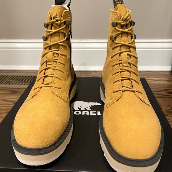 NWT Sorel Hi-Line lace combat boots size 8 - Picture 5 of 14